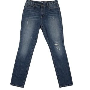 👖GAP True Skinny Mid-Rise High Stretch Jeans Women's 10/30 – Dark Medium Indigo